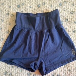 Free People Movement Blue Athletic Shorts Flowy Fit M